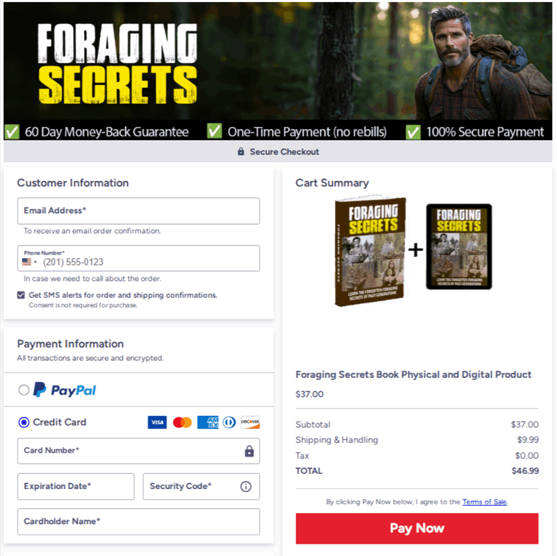 Foraging Secrets Official Checkout